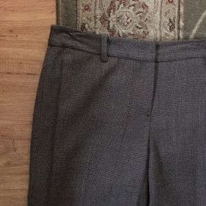 Ann Taylor Petites Brown Stitch Pants